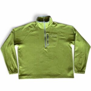 Columbia Green Fleece Pullover Jacket